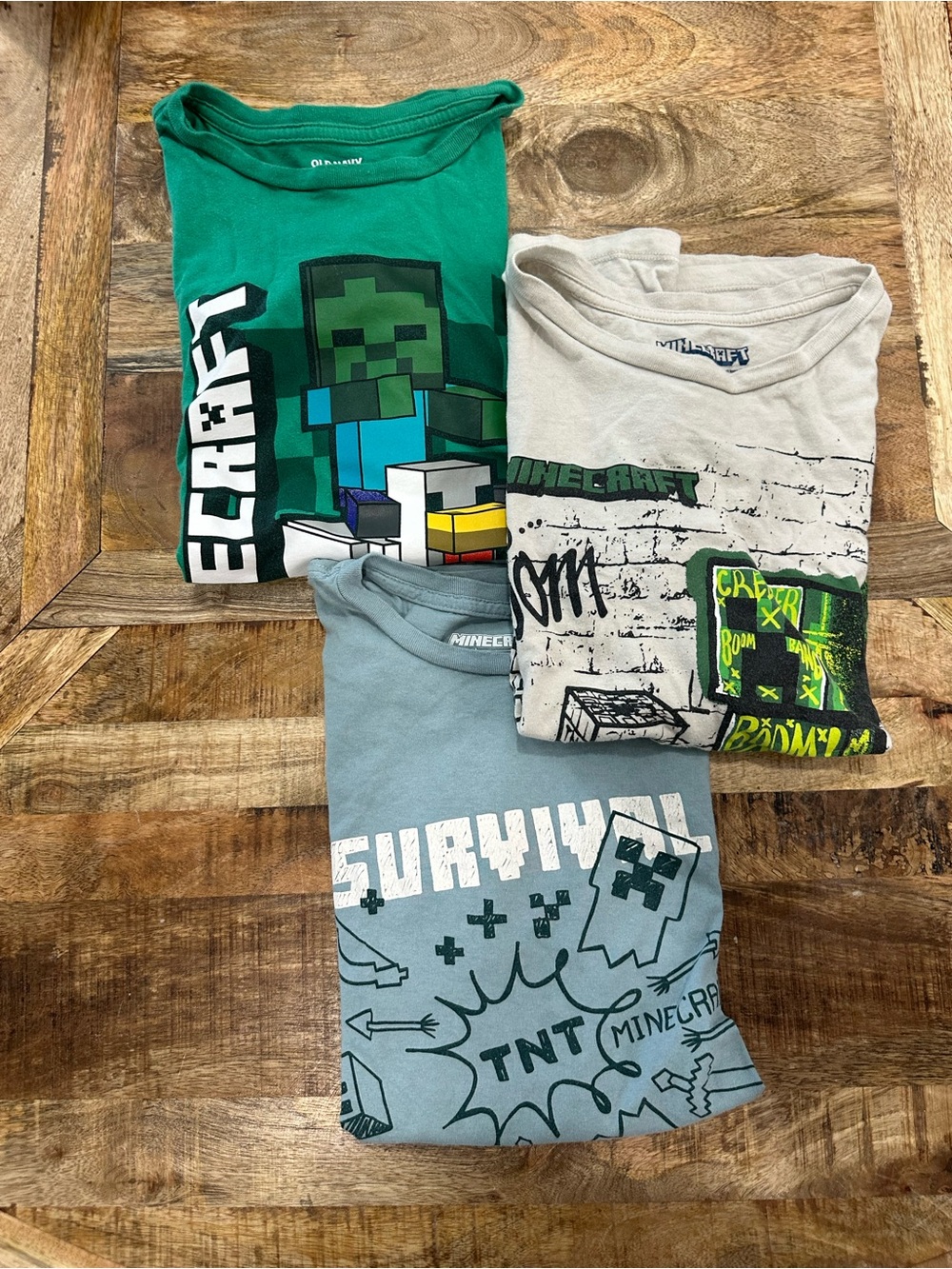 Minecraft Kids' Short Sleeve Tee Bundle